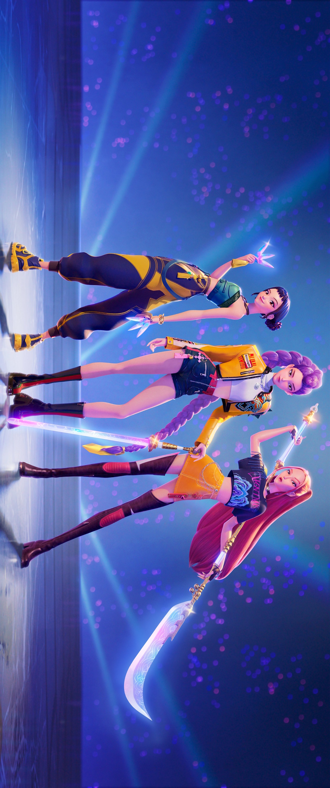 넷플릭스(Netflix) 오리지널 애니메이션 케이팝 데몬 헌터스 (K-Pop Demon Hunters) 배경화면