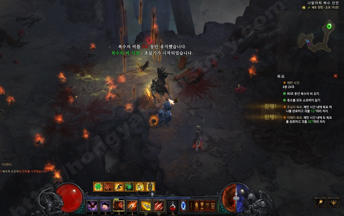 디아블로3 (Diablo 3) 악마사냥꾼 나탈셋(나탈랴의 복수 세트) 세트던전 위치와 정보를 정리