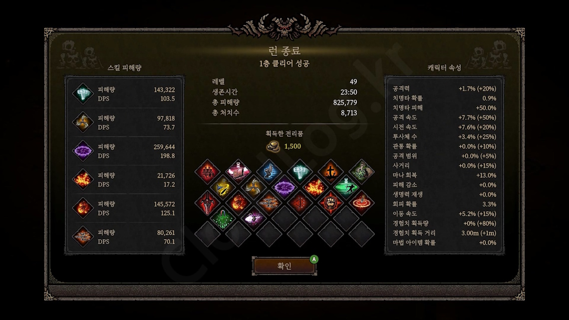 뱀파이어 서바이버즈와 디아블로의 서바이벌 요소와 루팅 RPG가 결합된 싱글 플레이어 서바이벌 액션 RPG 게임 [바벨탑: 혼돈의 생존자들] 데모버전 1층을 클리어한 팁을 공유